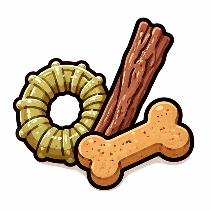 Лакомства для собак.