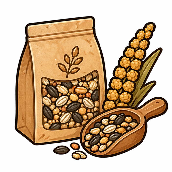 Корма и лакомства для грызунов и птиц