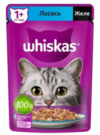 Whiskas 85г (Желе, Лосось)