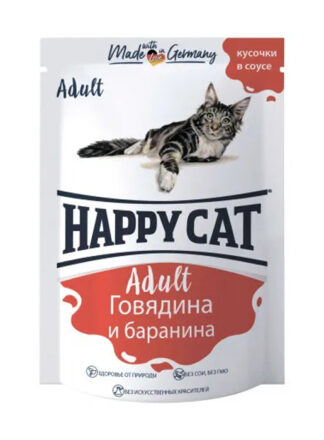 Happy Cat (ГОВЯДИНА, БАРАНИНА) 100г