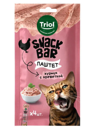 Snack Bar паштет (КУРИЦА, КРЕВЕТКИ) поштучно 10г