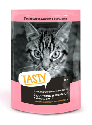 Tasty (ТЕЛЯТИНА, ЯГНЕНОК, ОВОЩИ) 85г