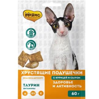 Мнямс подуш. (ЗДОРОВЬЕ И АКТИВНОСТЬ, КУРИЦА) 60г