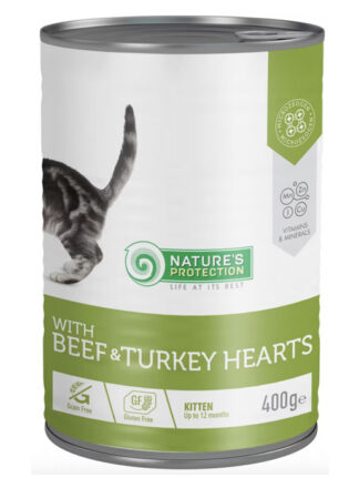 Nature's Protection ж/б. (КОТЯТА, ГОВЯДИНА, ИНДЕЙКА) 400г